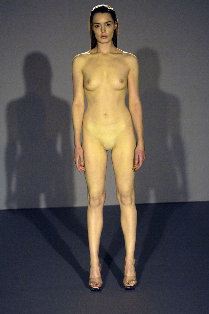 Naked beautiful fashion models