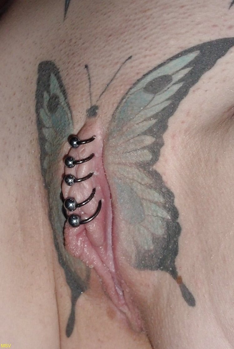 Anus tattoo