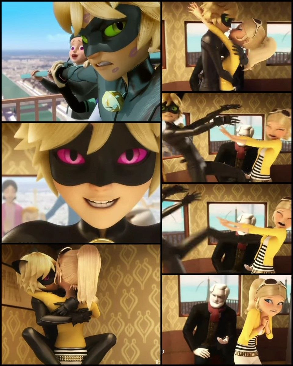 Cat Noir and Chloe