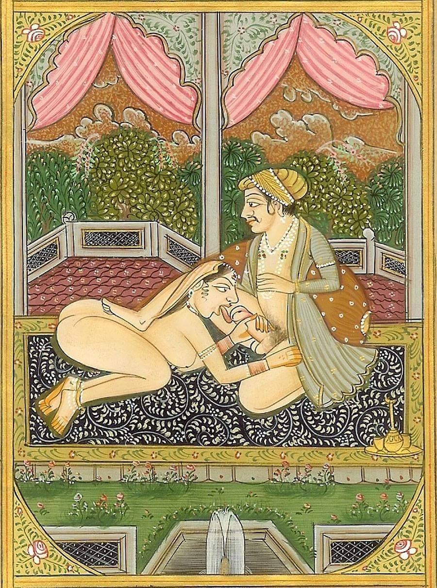 Indian erotic miniatures