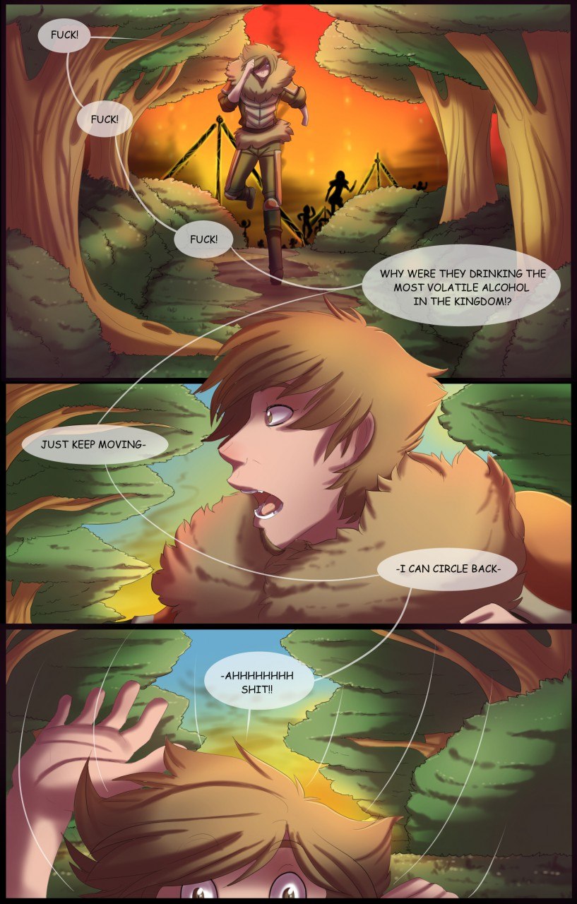 Howl in the forest comic
