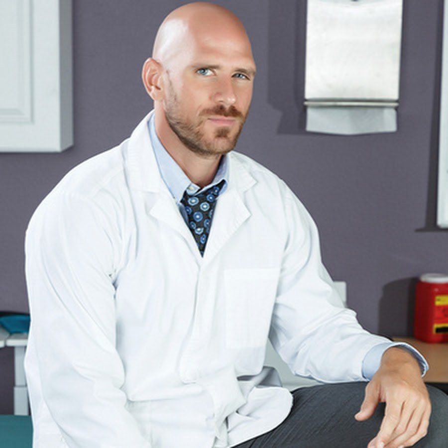 Johnny Sins in a doctor's suit