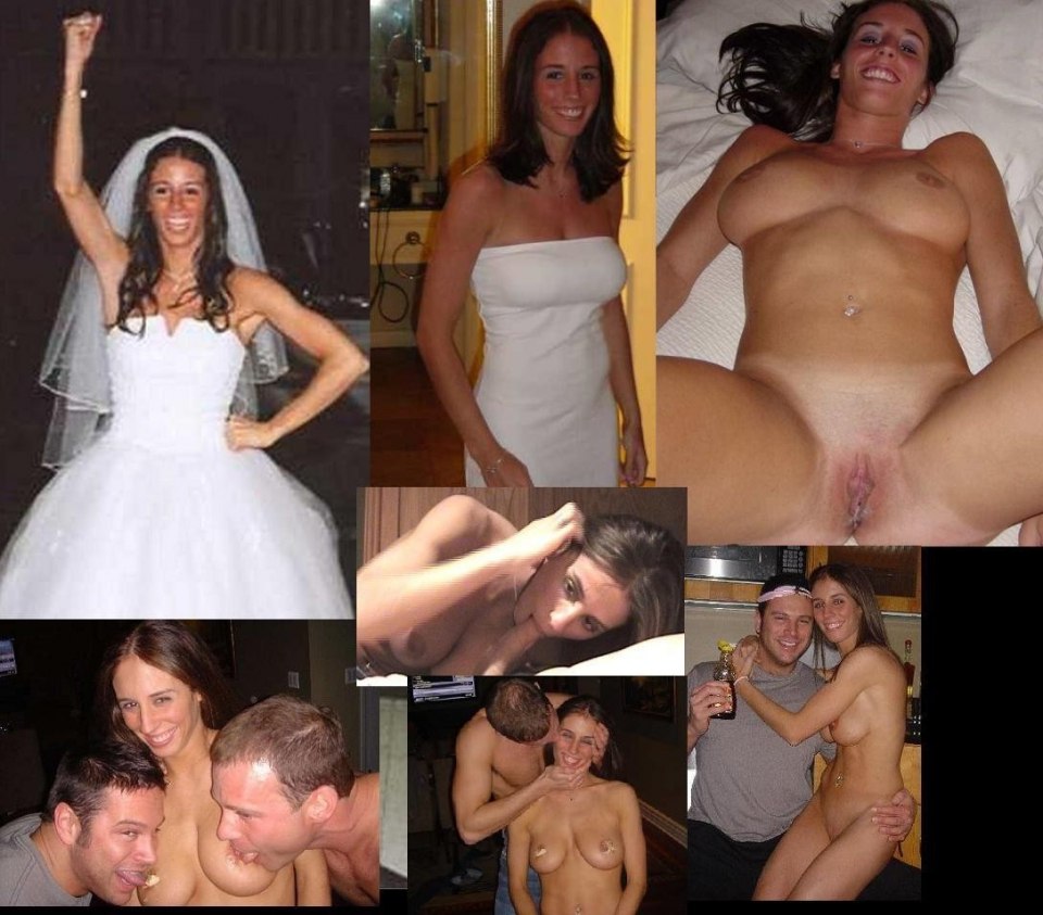 Erotic selfies of the bride
