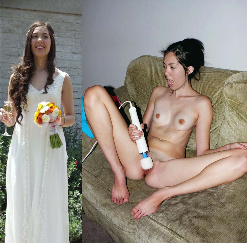 Dressed and striped hairy women