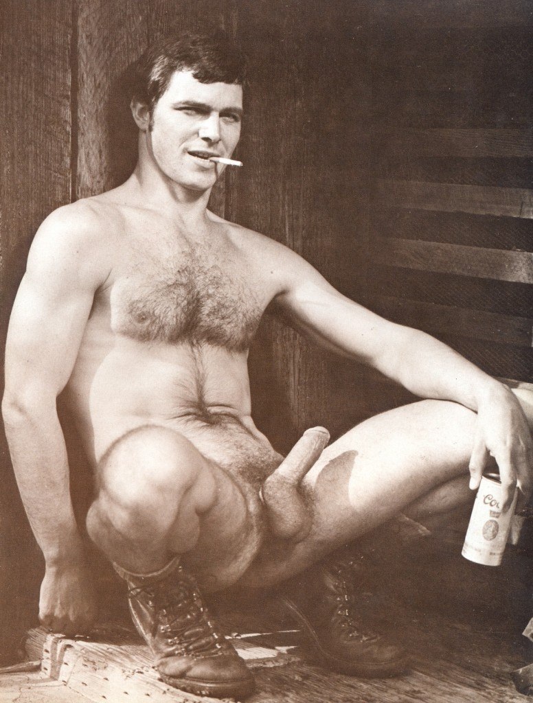 Naked hairy men retro