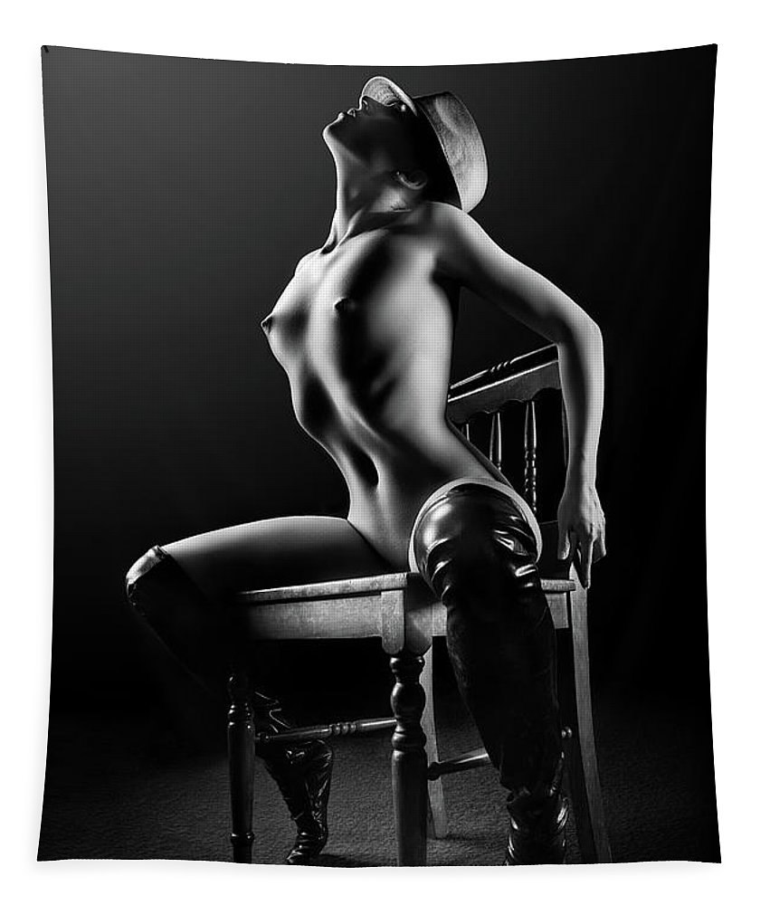 Blonde monochrome naked chair