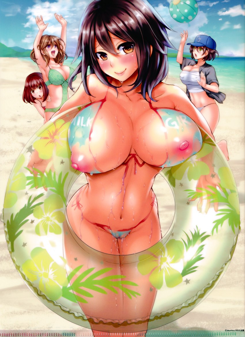 Casting of naked blondes