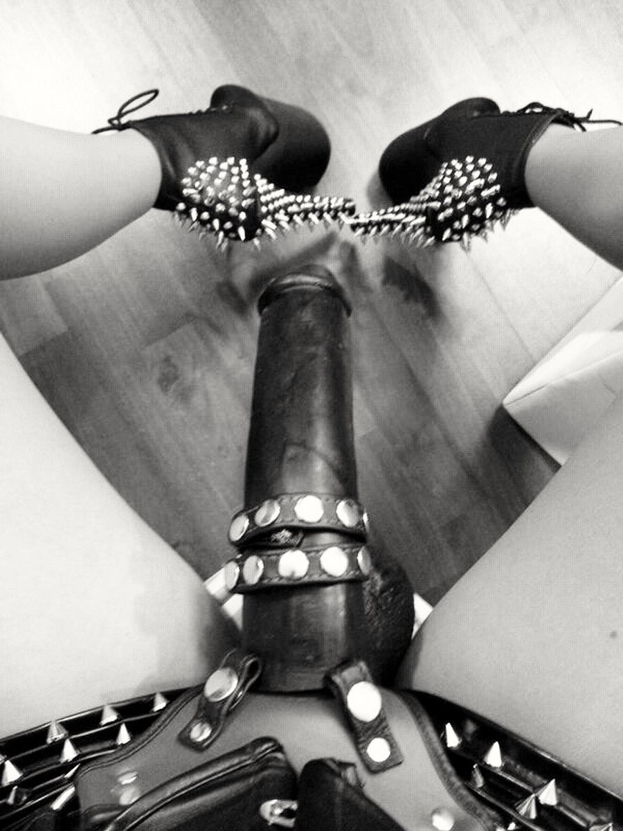 Madam is a huge strapon