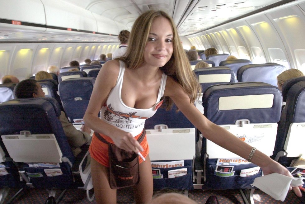 Hooters stewardess