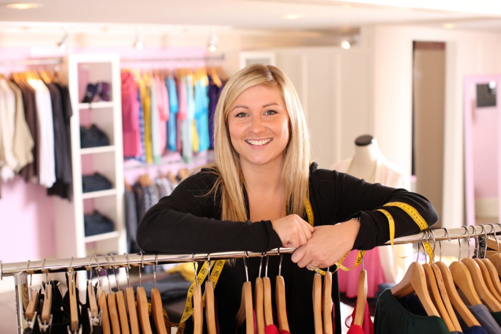 Beautiful priests in stores