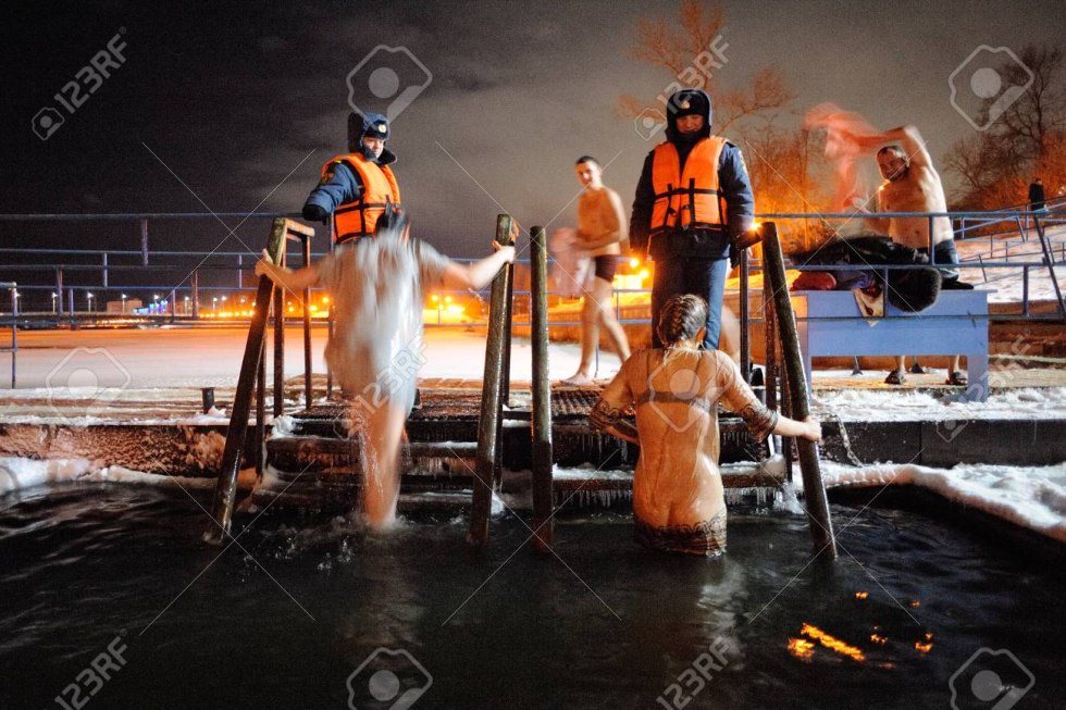 Children on ice vector