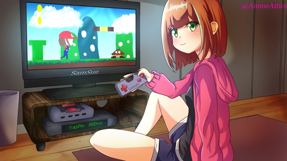 Xbox PS Nintendo anime