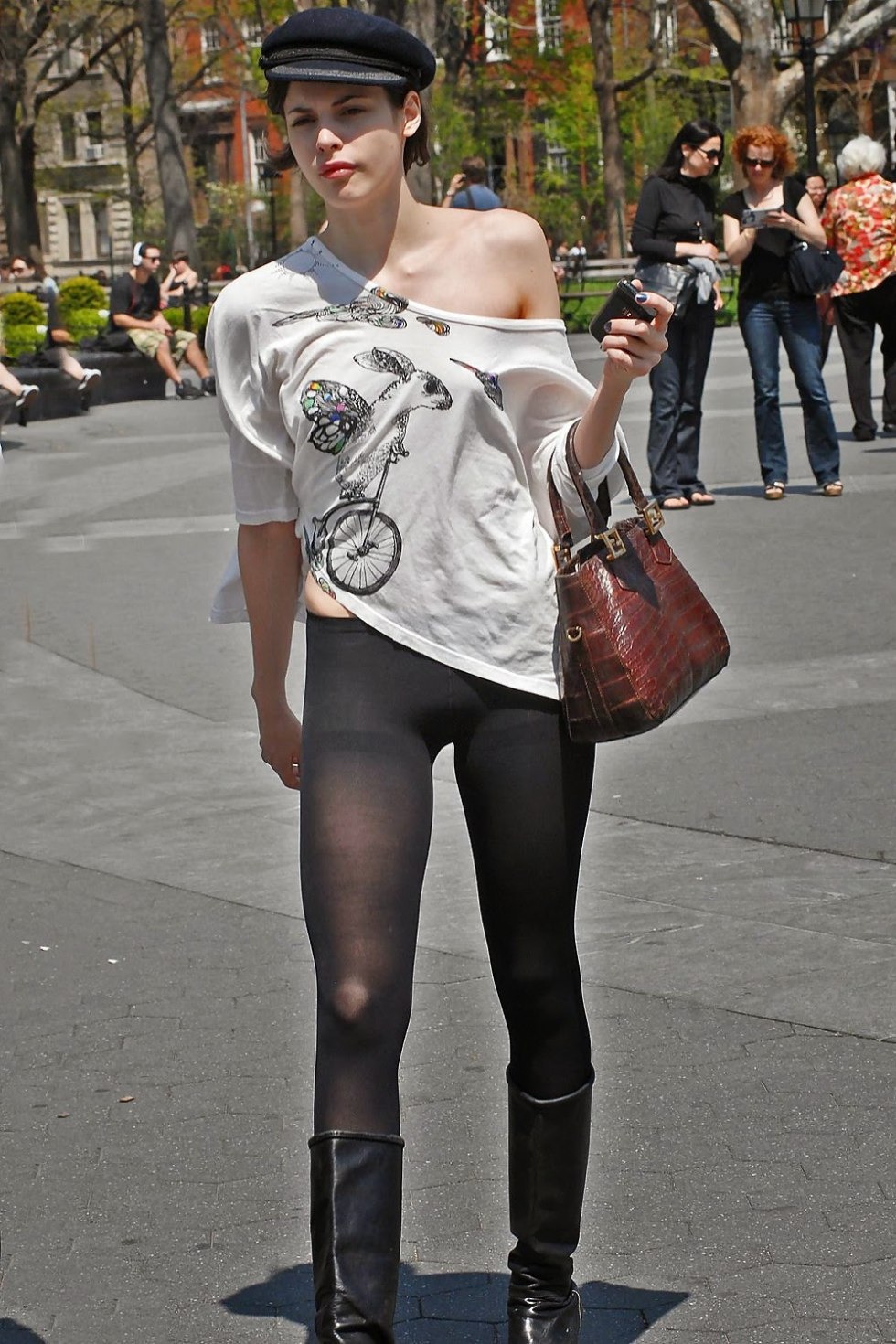 I broke amateur tights