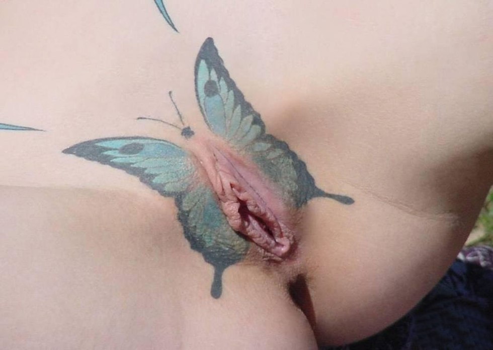Unusual tattoos on the genitals