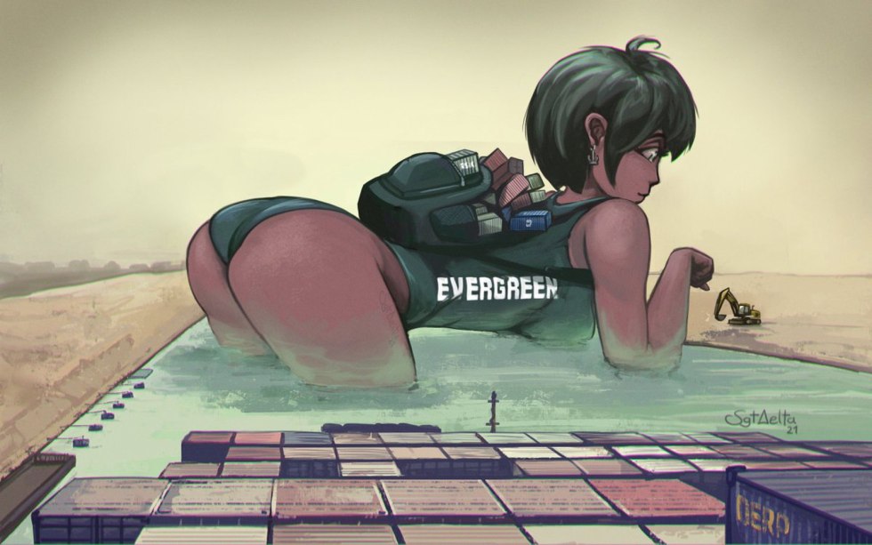 Evergreen containers anime