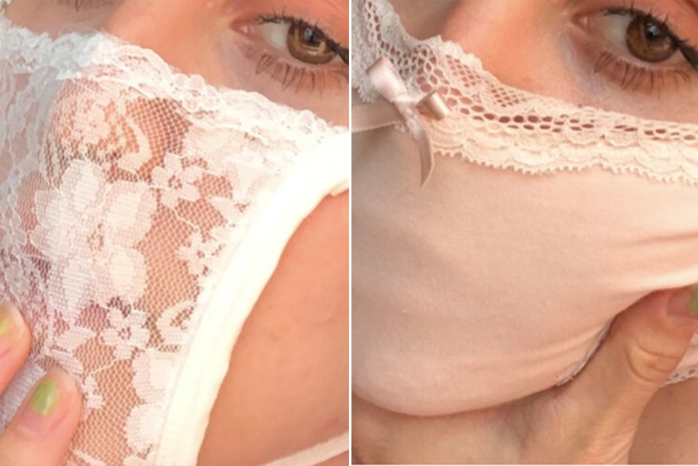 Women's panties in grease