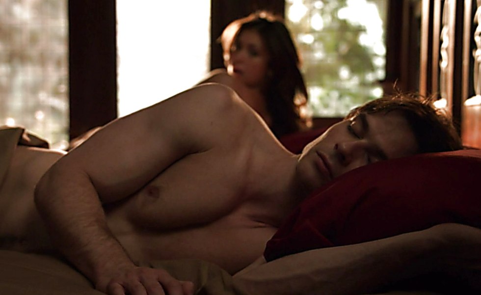 Elena Gilbert in linen