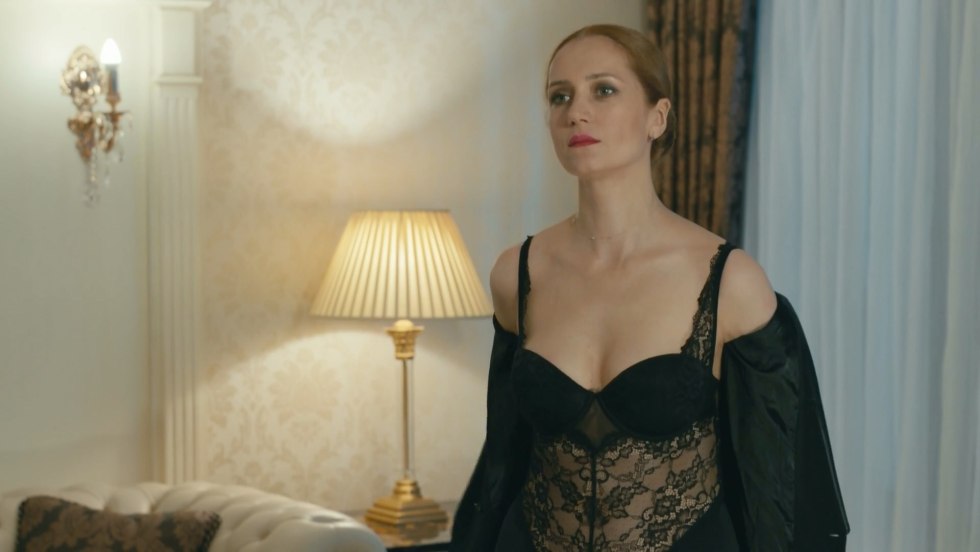 Victoria Isakova in underwear