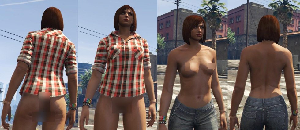 Naked Imani GTA online