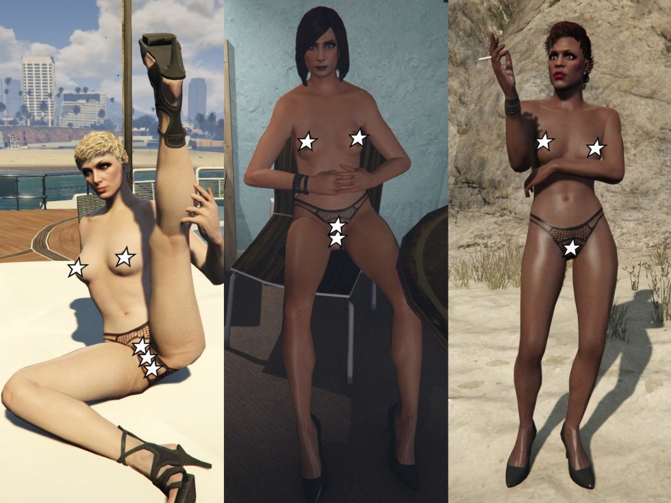 Fashion for naked heifers in GTA 5