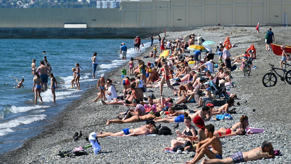 Russian beach Sochi