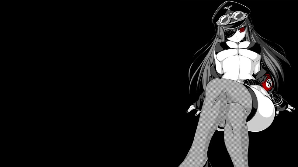 Black wallpapers of anime