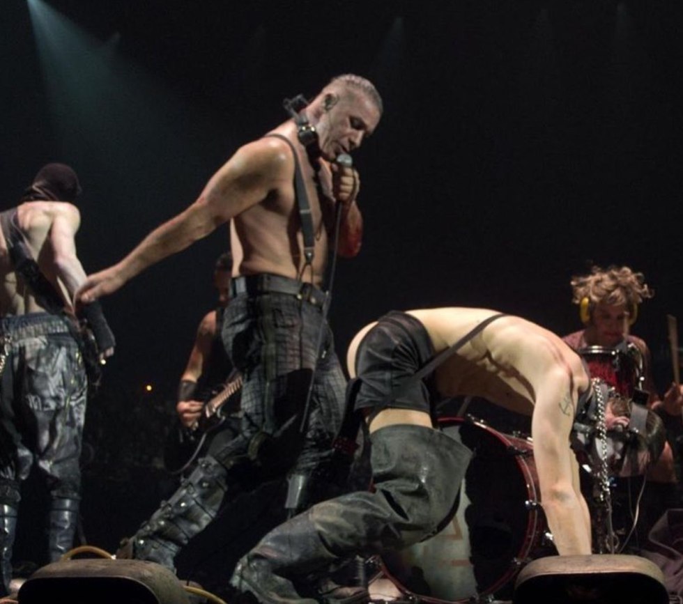 Till Lindemann Ramstein on stage