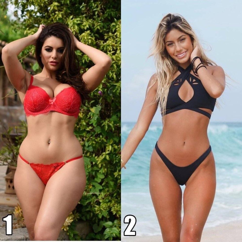 Ideal female figure through the eyes of men