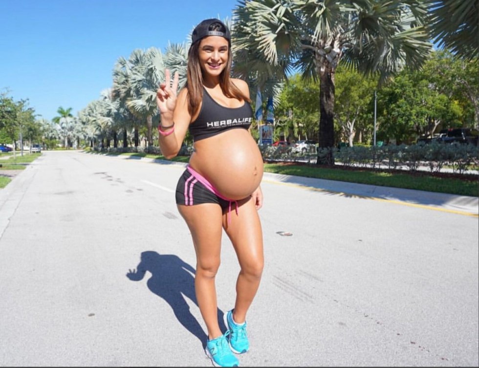 Long legs from behind