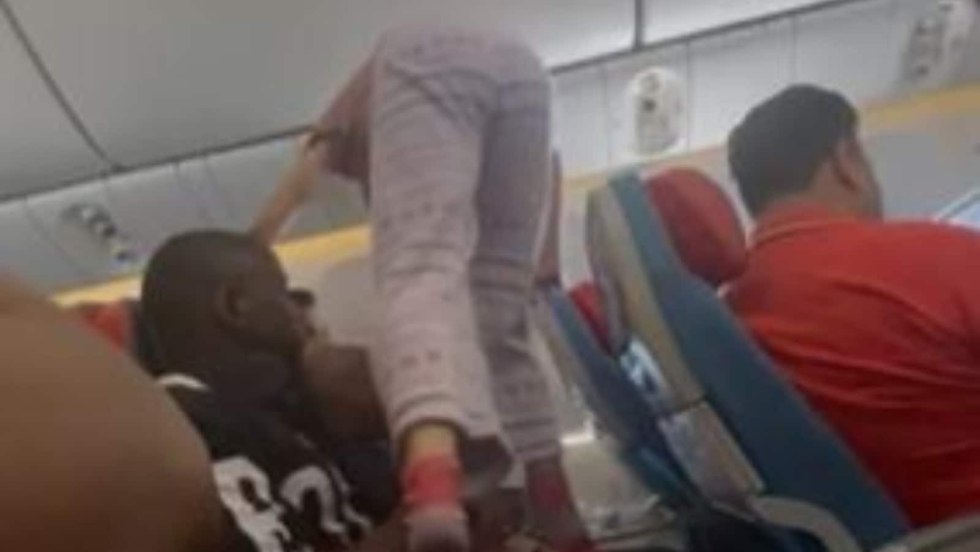 Sucked on a private plane