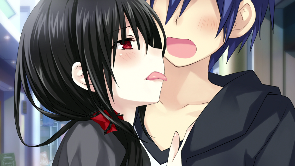 Anime Kurumi and Shido