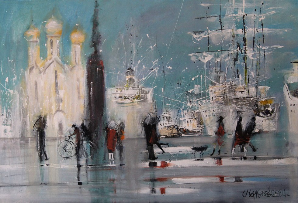 Andrey Cherkasov and his son