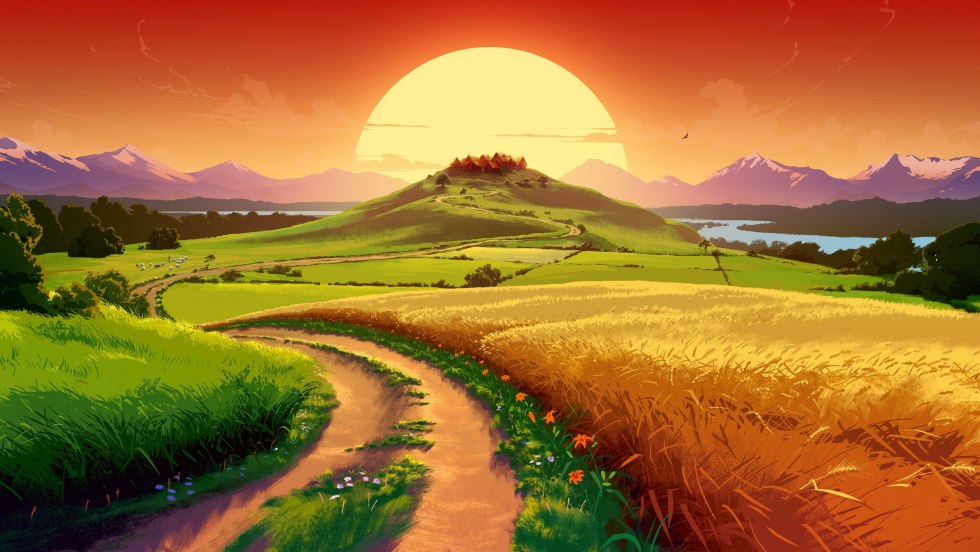 Cartoon landscapes