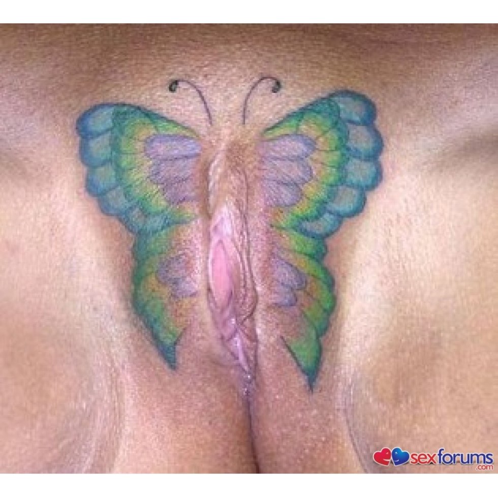 Tattoo on female genitals