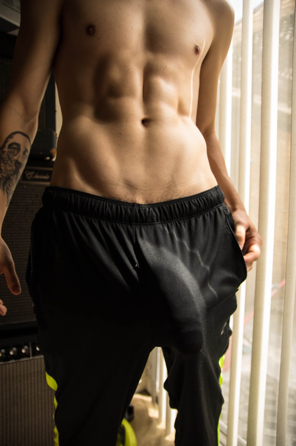 Member in tight clothes