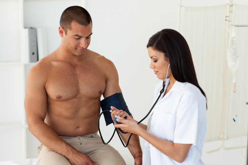 Naked women nurses in the hospital