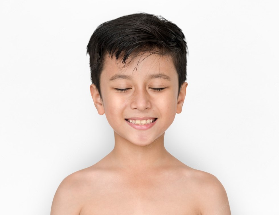 Young beautiful naked guy