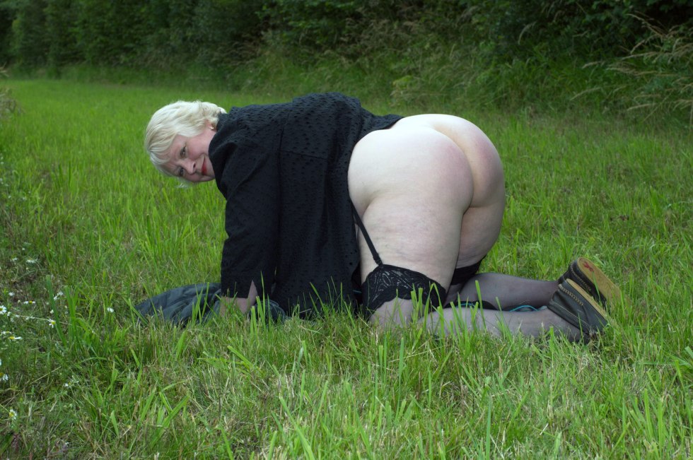 Naked adult women in nature