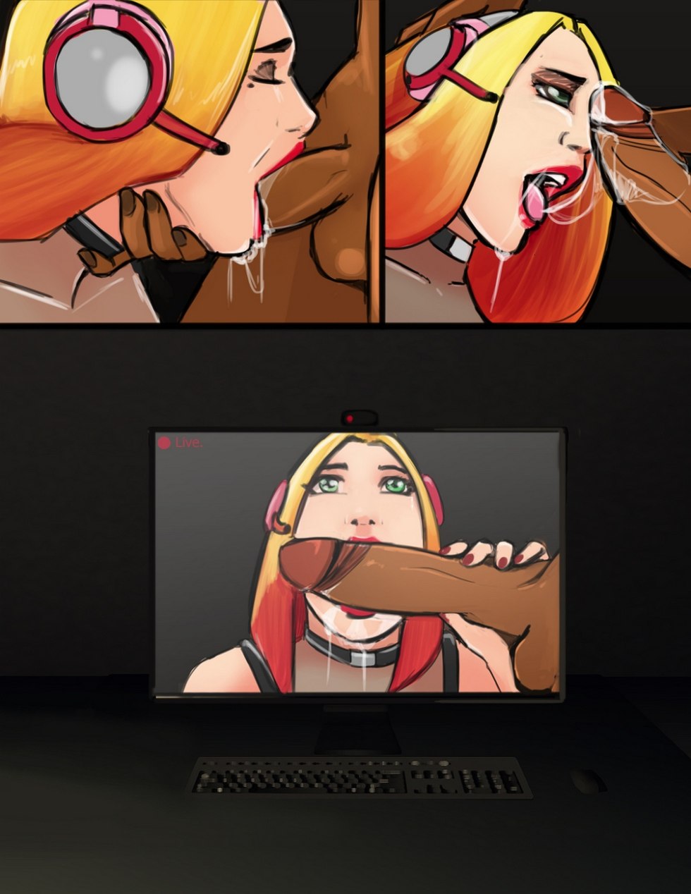 Erotic jokes with TV