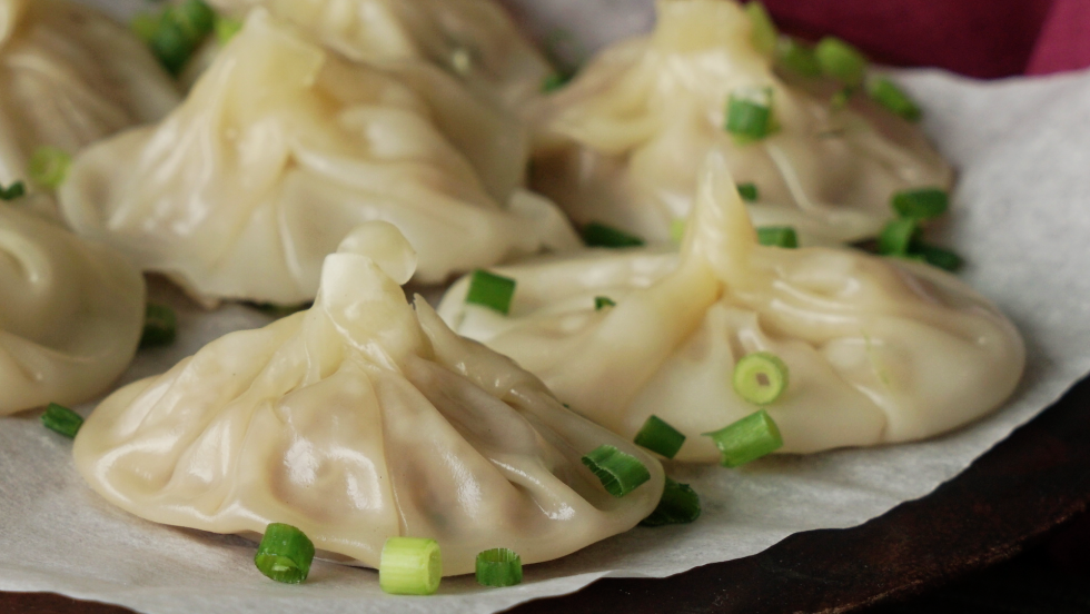 Dumplings with butter