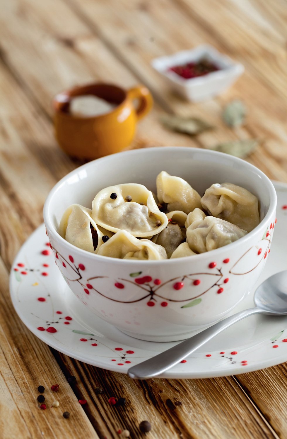 Dumplings with potatoes and cabbage