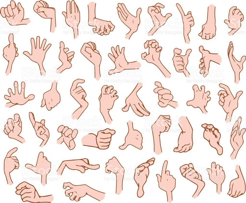 Women's hand Vector