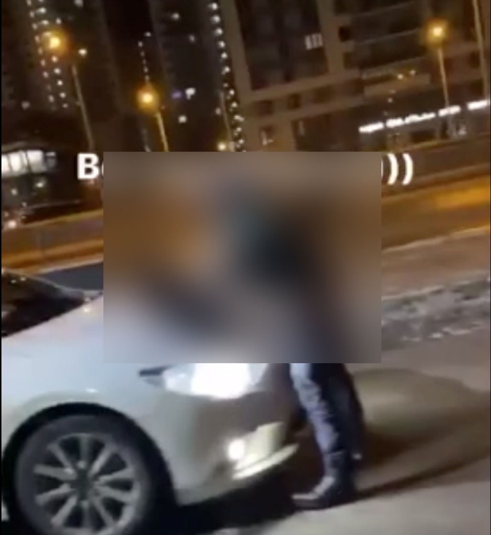 Fucked on the hood of a car