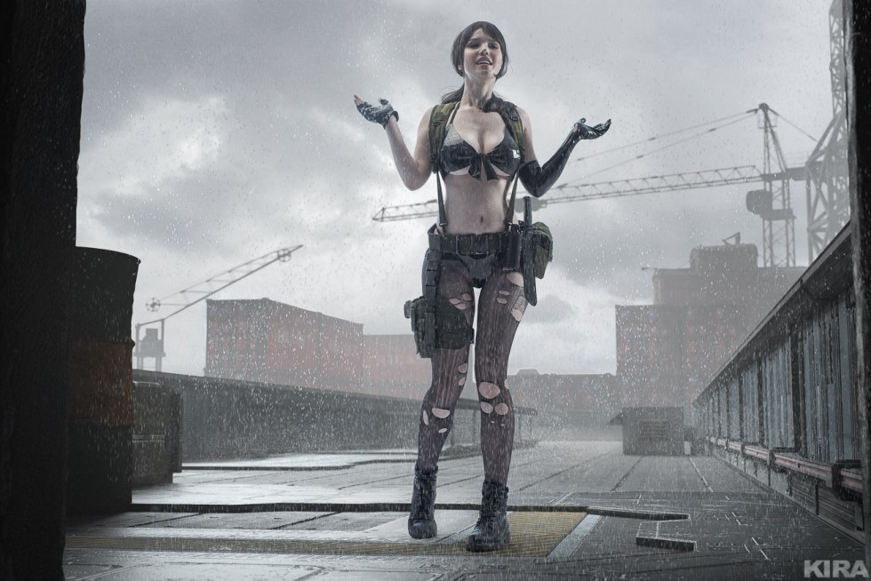 Girl in the rain sexy