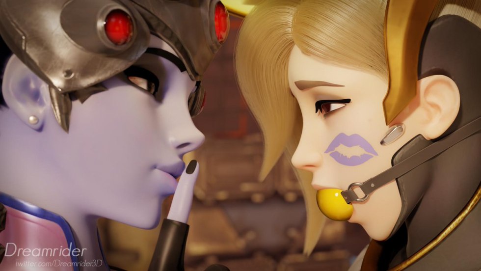 Mercy 3D Hentai Overwotch Halloween