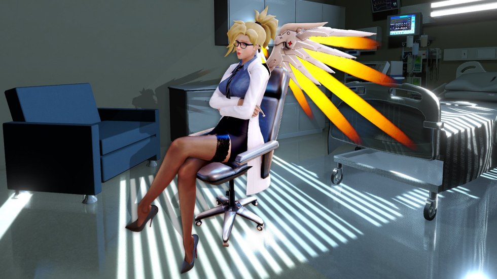 Overvotch Mercy Dr. Hentai