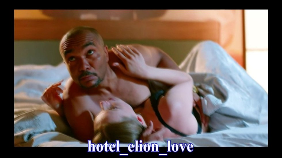 Irina Temicheva in the underwear kitchen