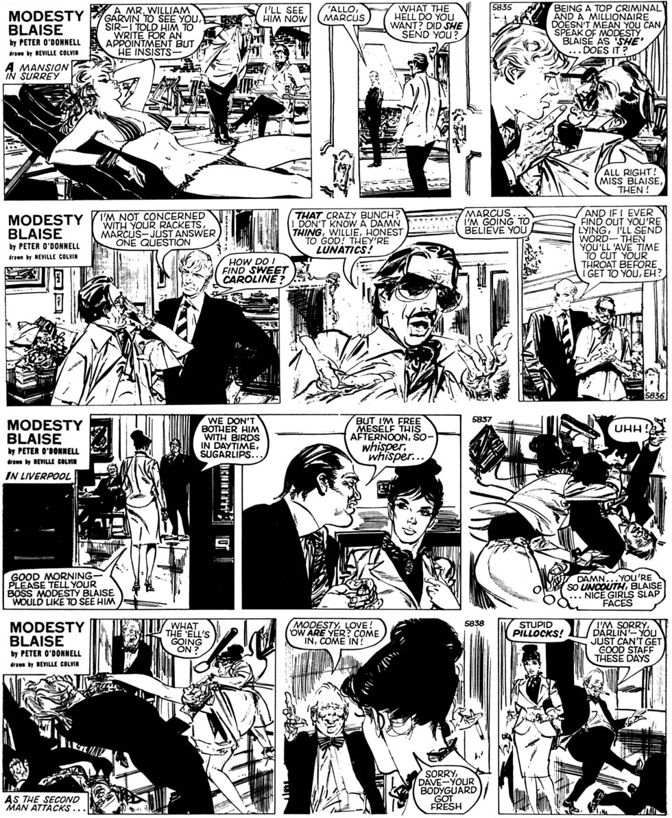 Modesta Blaise comics