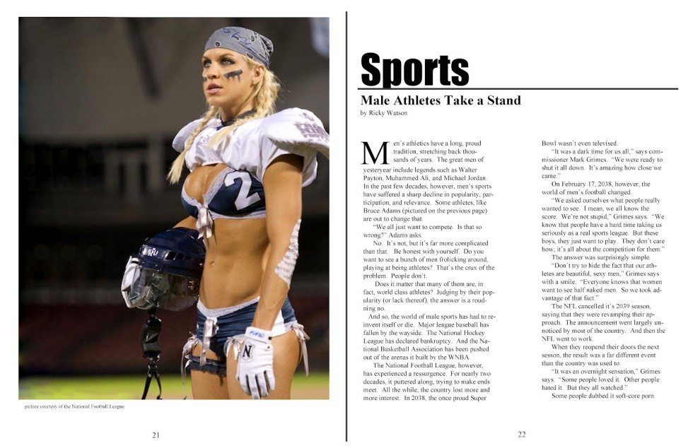 Gender Role Reversal Caption