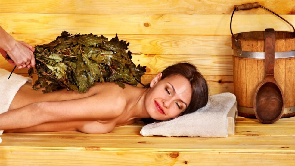 In the steam room of a female bathhouse